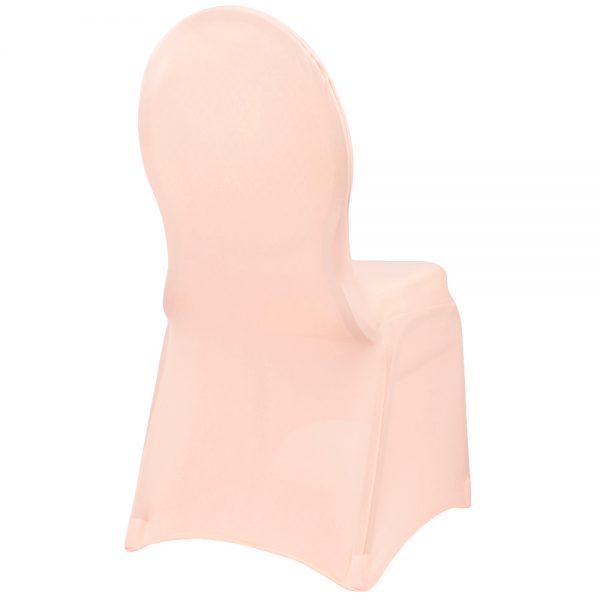 Spandex Banquet Chair Cover - Blush/Rose Gold