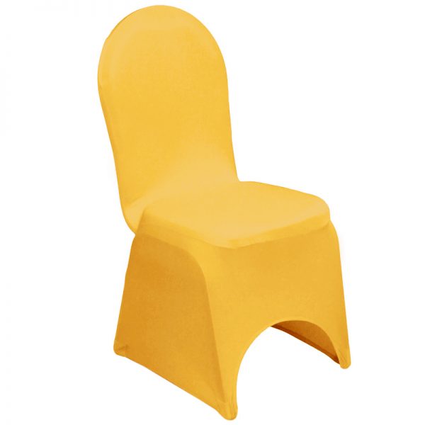 Spandex Banquet Chair Cover - Canary Yellow