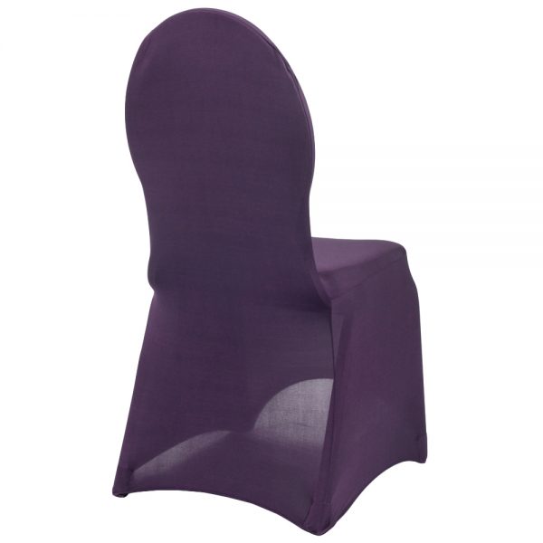Spandex Banquet Chair Cover - Eggplant/Plum