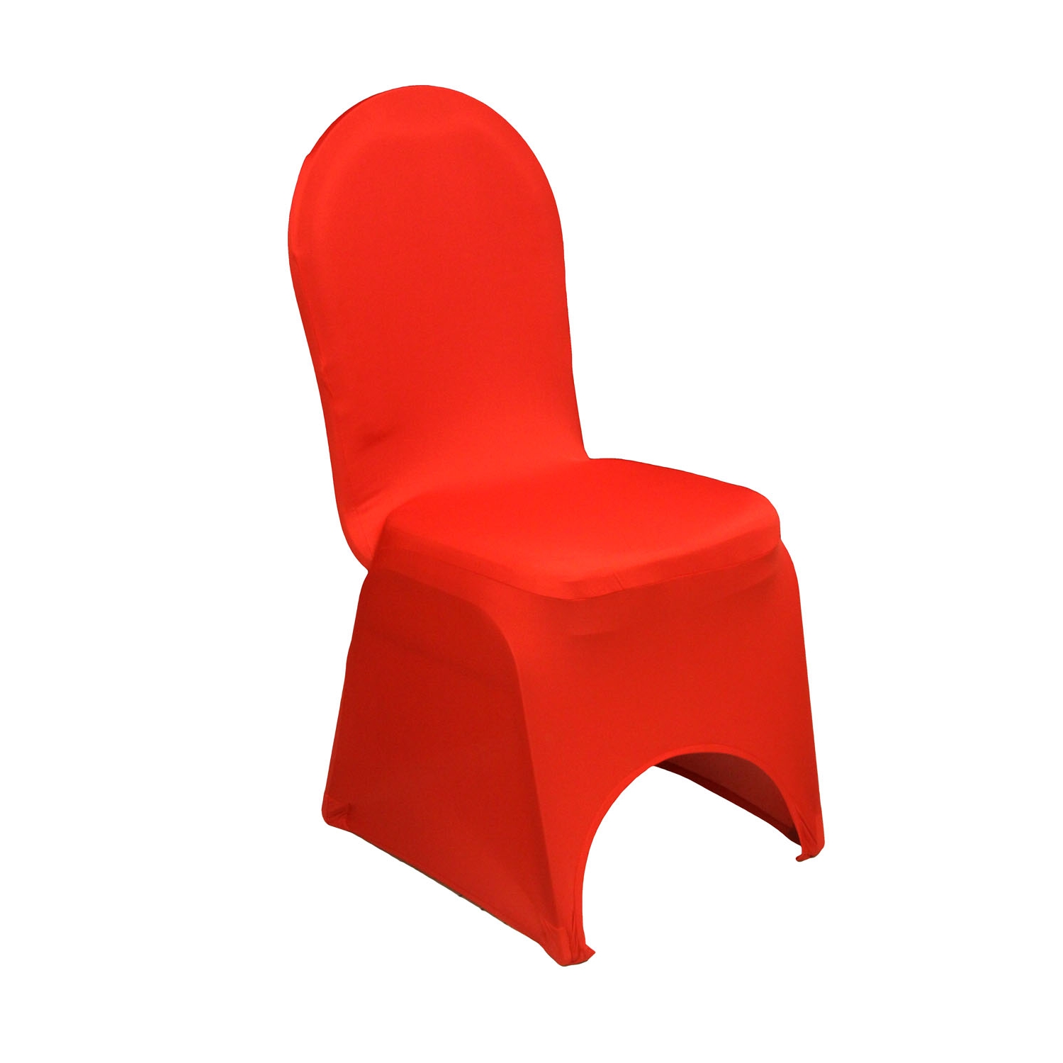 Spandex Banquet Chair Cover Red Kinsley Jo